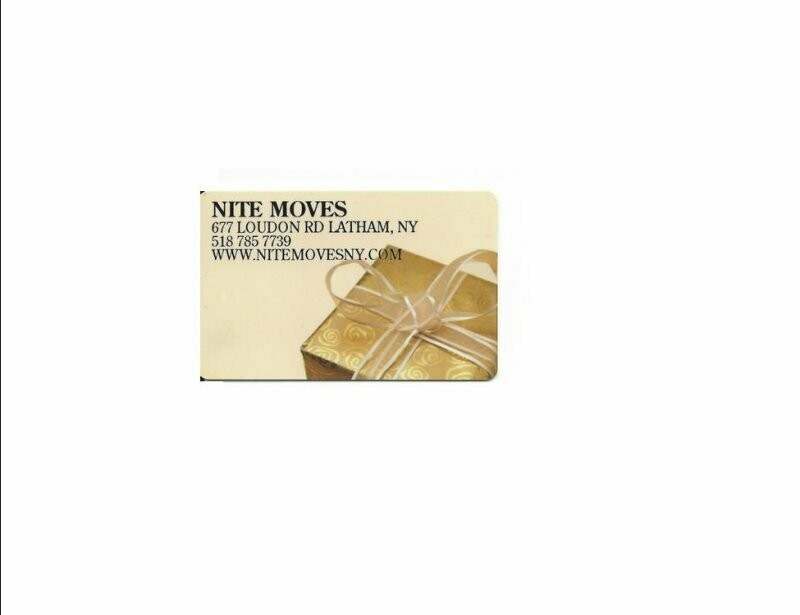 $25 NITE MOVES GIFT CARD