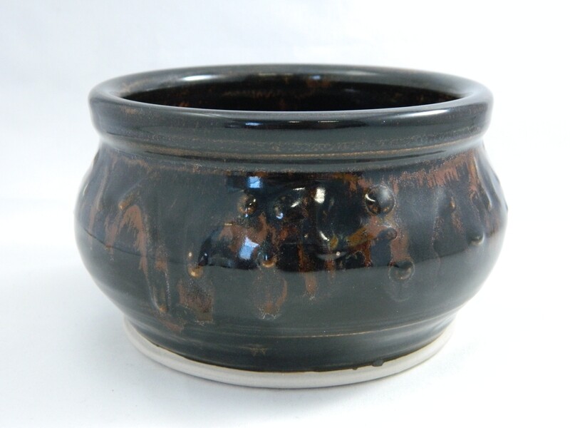 Textured Orange Peel Coco Porcelain Hollow Rim 4.5x3 Piece 135
