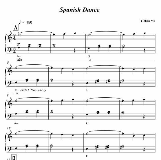 "Spanish Dance" by Yichao Ma