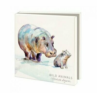 Wild animal card wallet by Michelle Dujardin