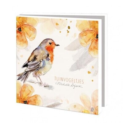 Greeting cards with garden birds