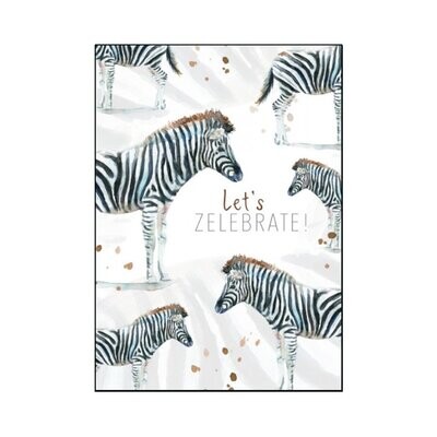 Greeting card Let's Zelebrate