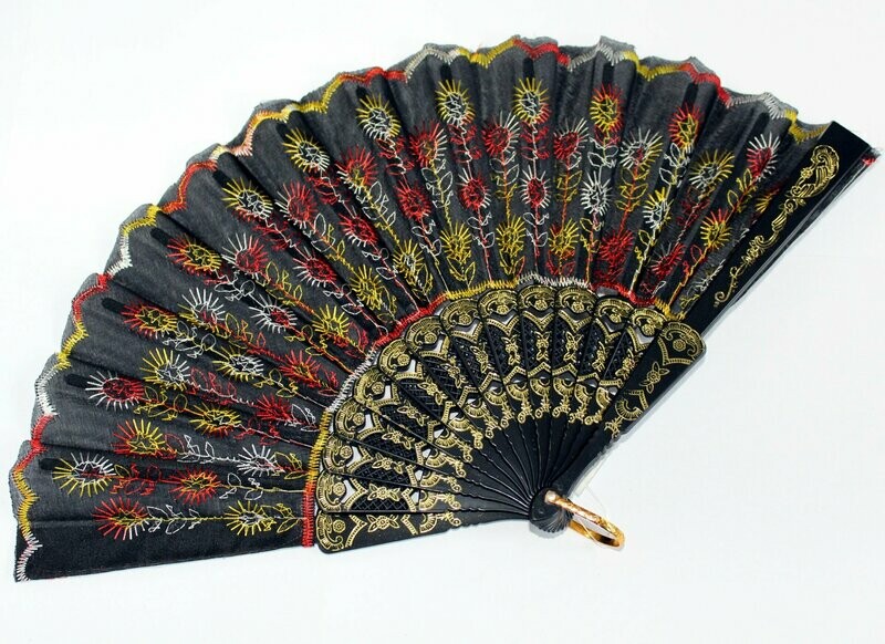 Fabric Fan Red/Yell