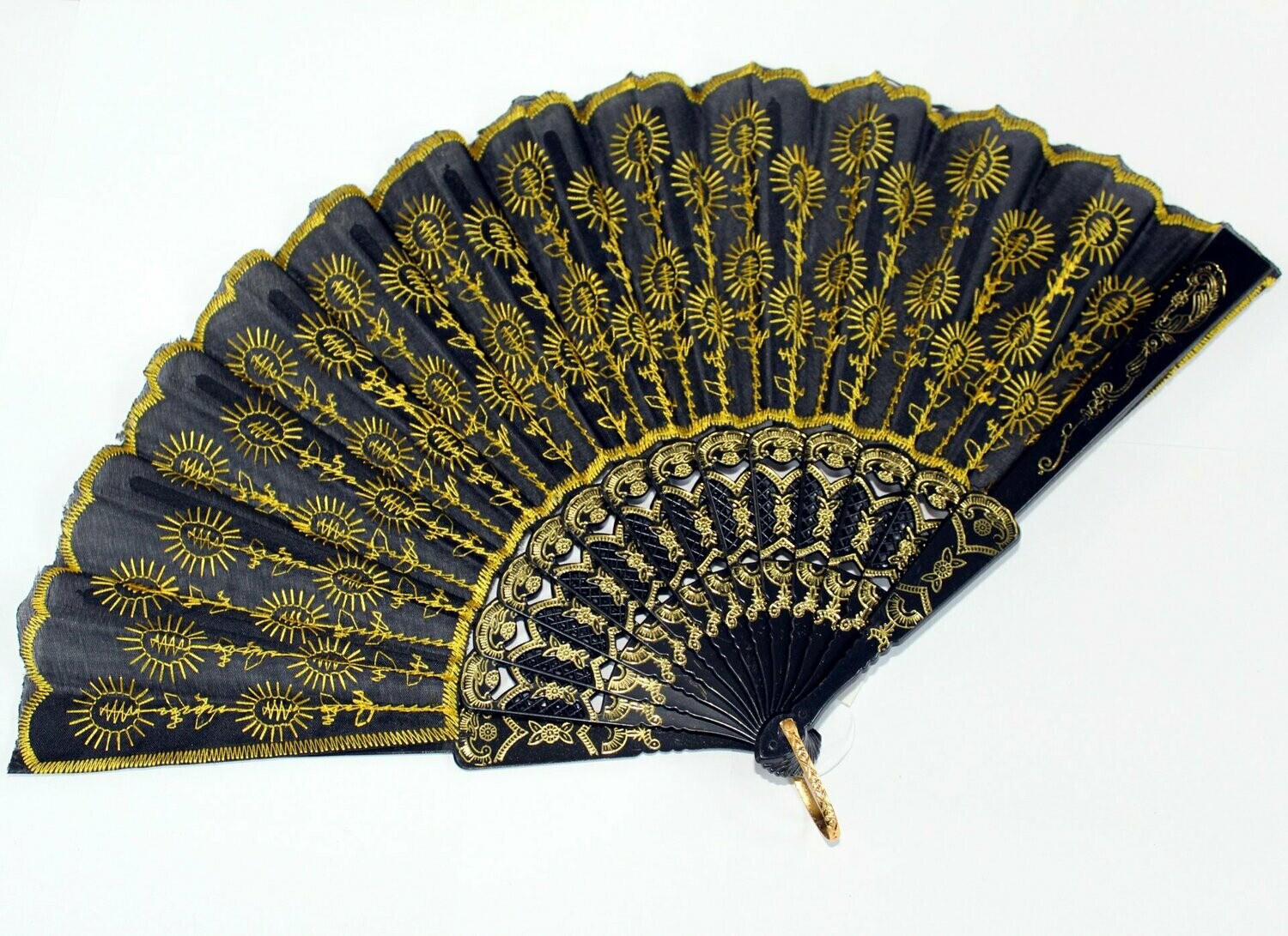 Fabric Fan Yellow