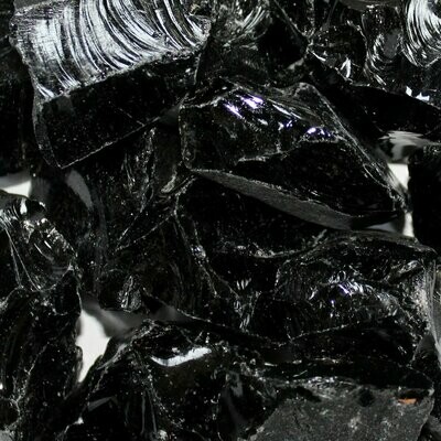 Obsidian-Black Mineral