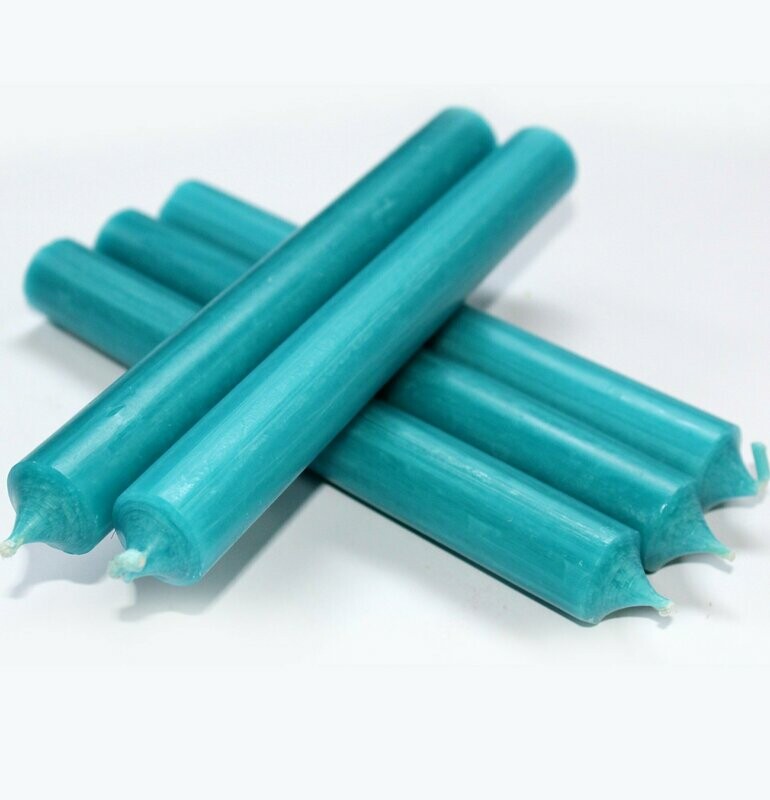 Light Teal Candle 1x7