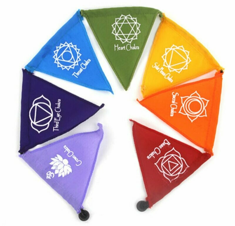 Mini Chakra Flags