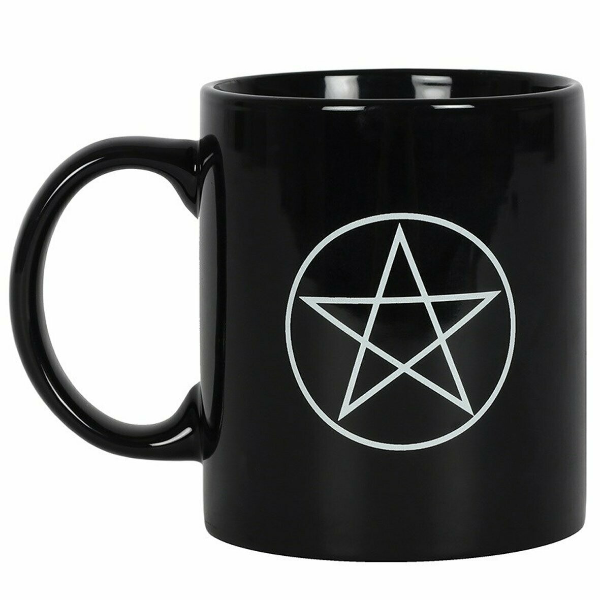 Pentagram Black Mug