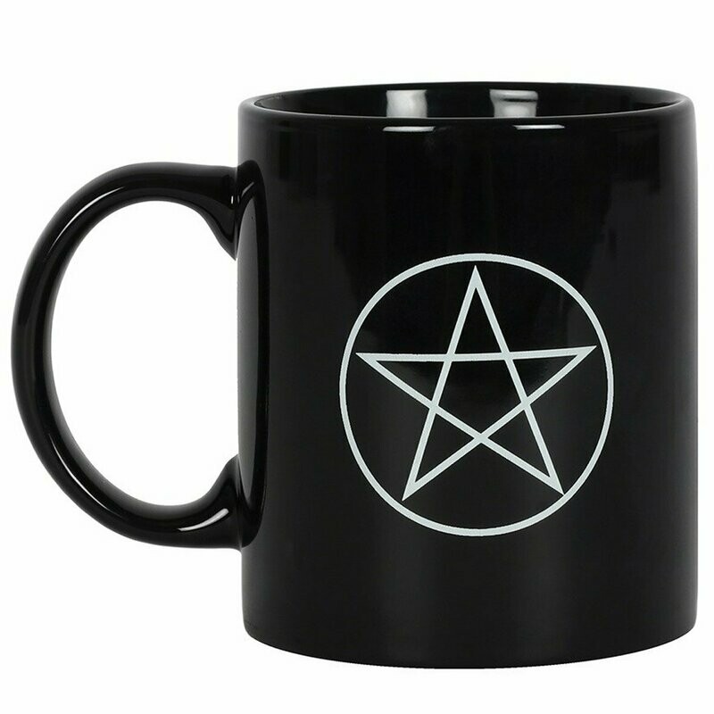 Pentagram Black Mug