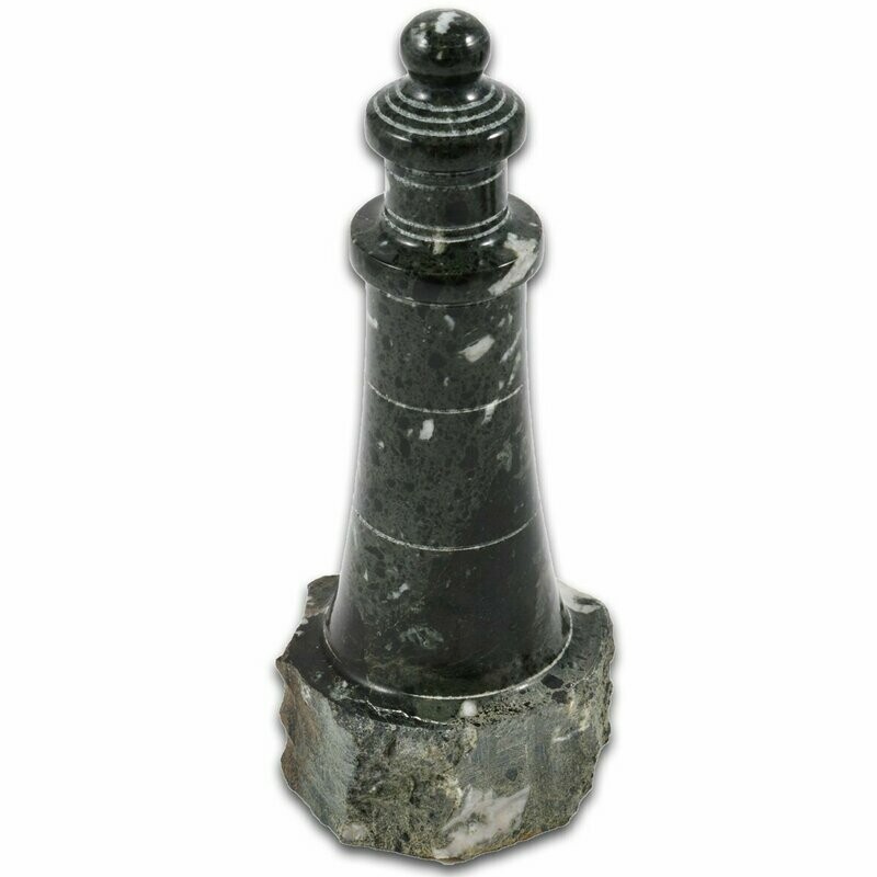 Marble Black Lighthouse - Tall