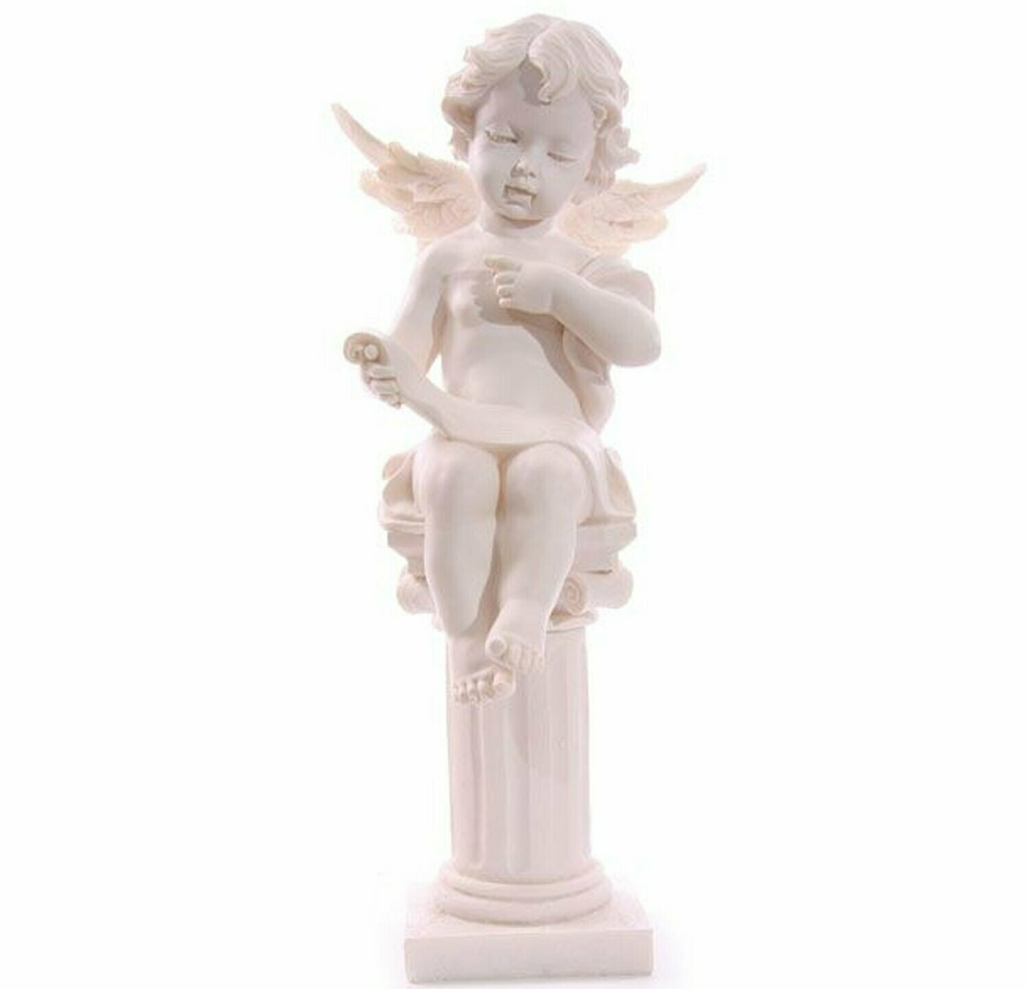 Cherub Sitting on Pillar