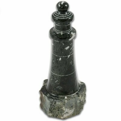 Marble Black Lighthouse - Small