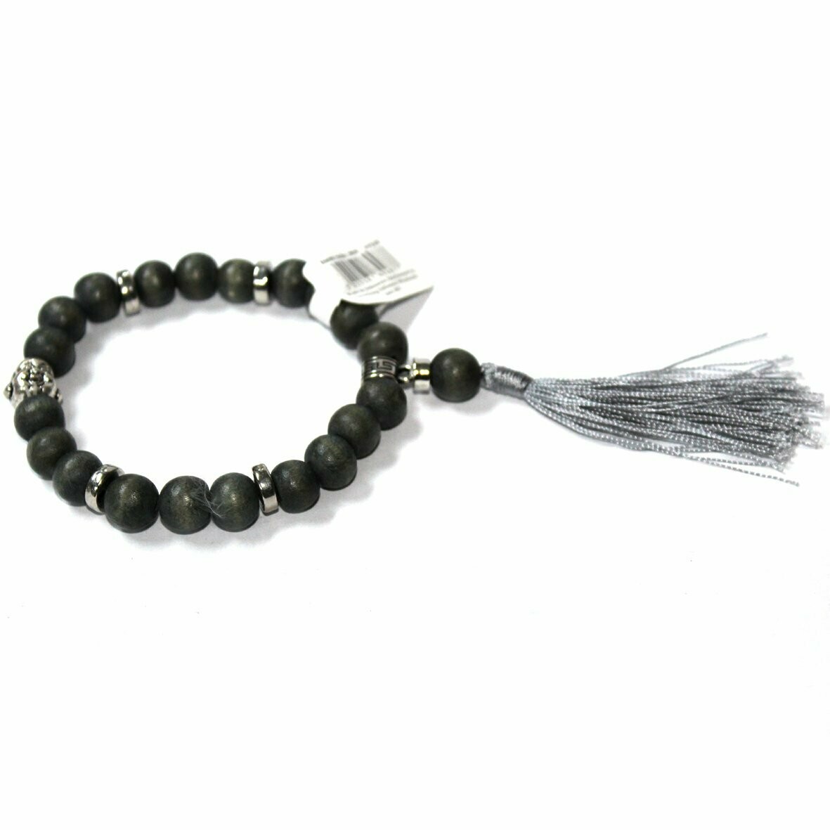 Grey Buddha Bracelet