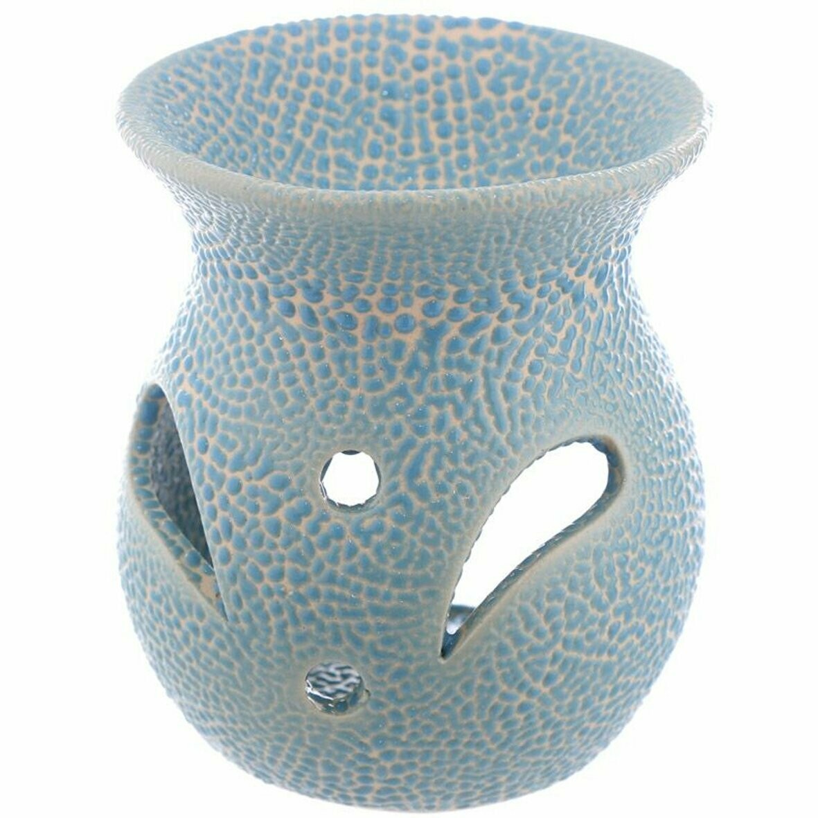 Textured Blue Oil Burner