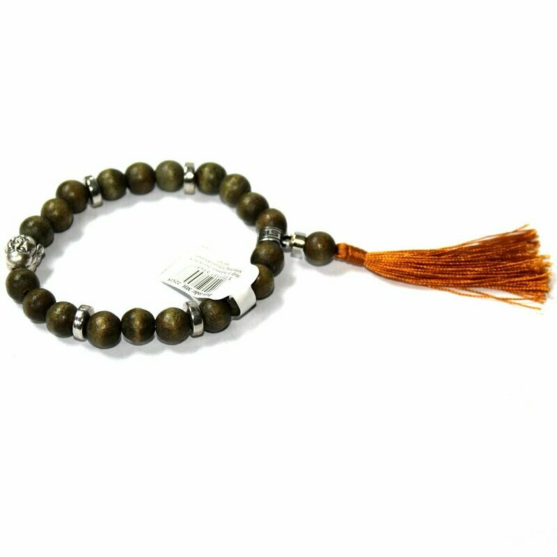 Khaki Buddha Bracelet