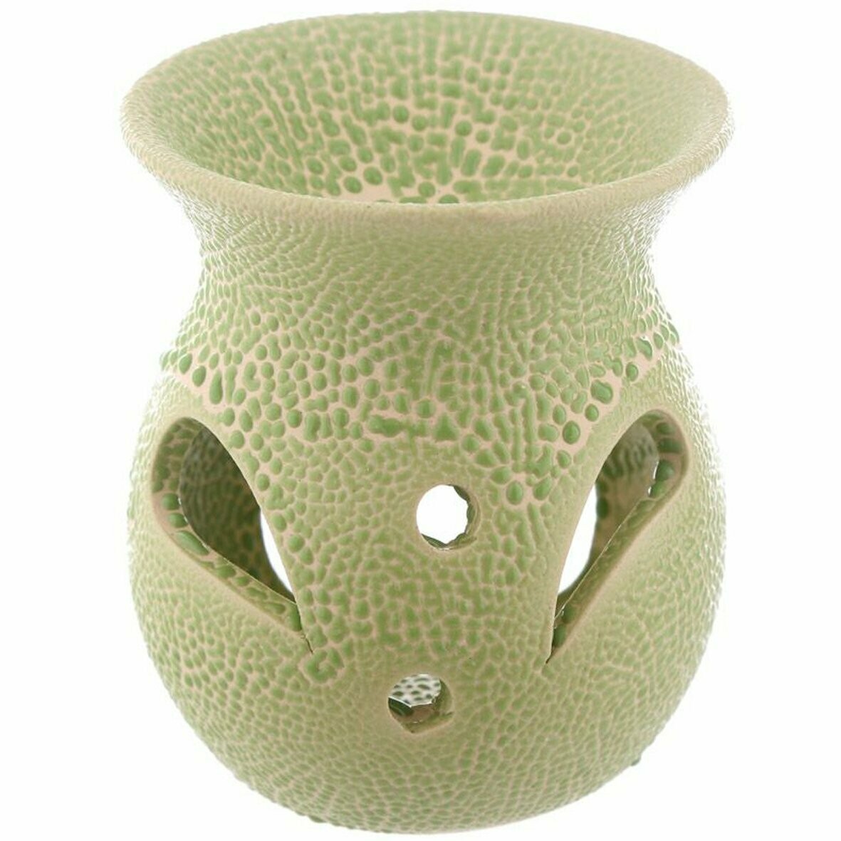 Textured Green Oil Burner