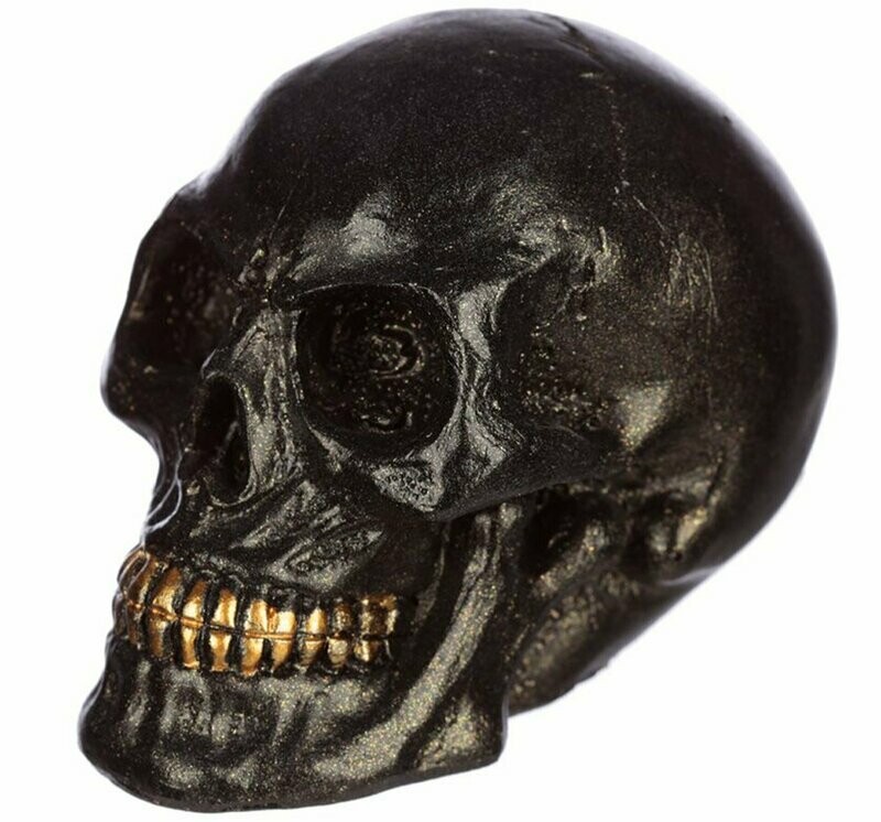 Small Iridescent Skull - Black