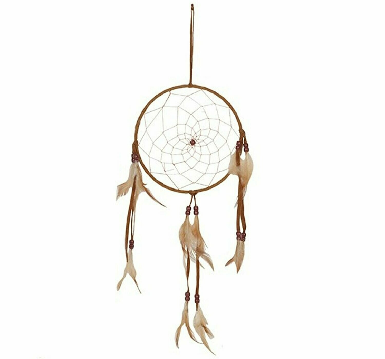 Native American Inspired Dreamcatcher - Brown