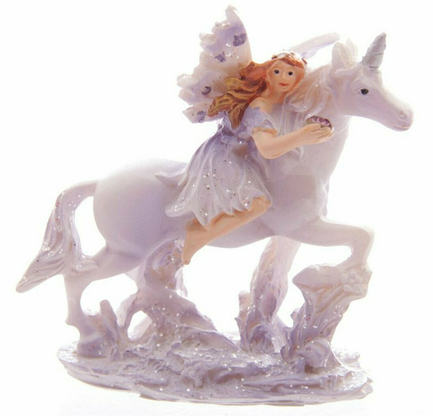Mini Lilac Glitter Flower Fairy & Unicorn