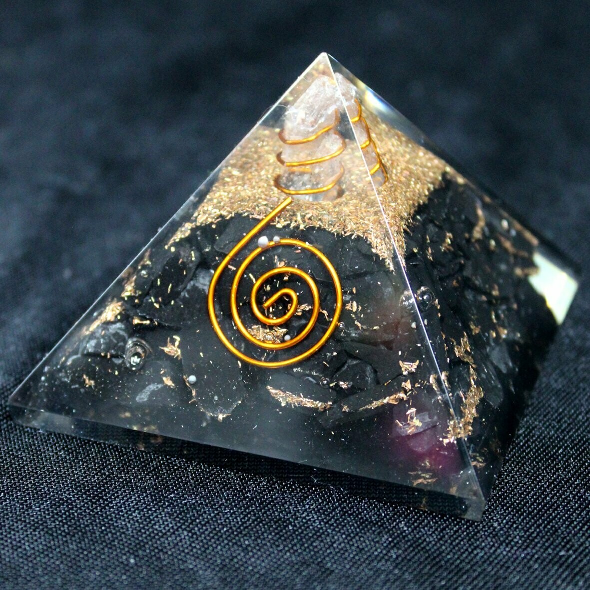 Shungite Orgonite Pyramid