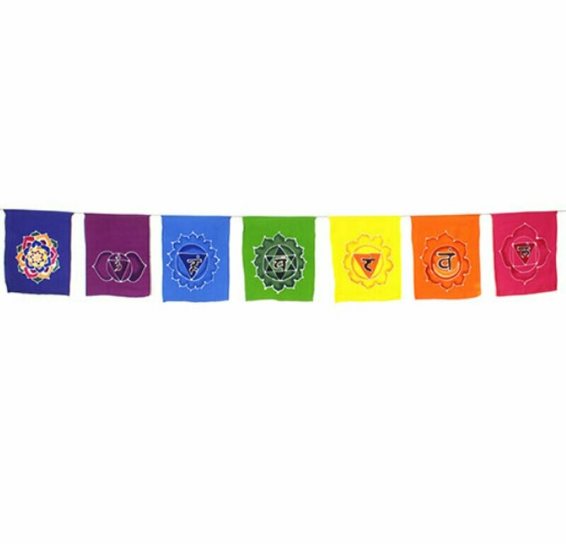 Chakra Batik Flags