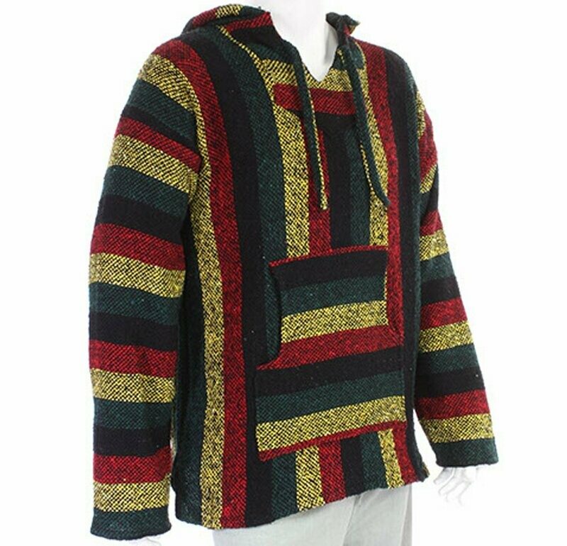 Jerga Hoodie - Rasta Blend - Large