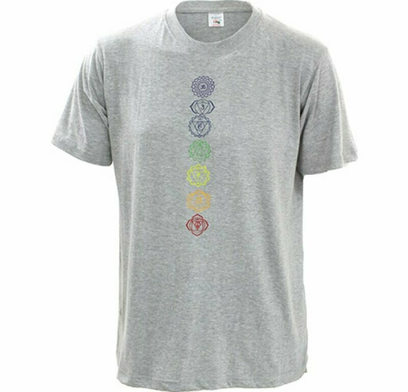 Grey - T-Shirt - Chakra - Extra Large
