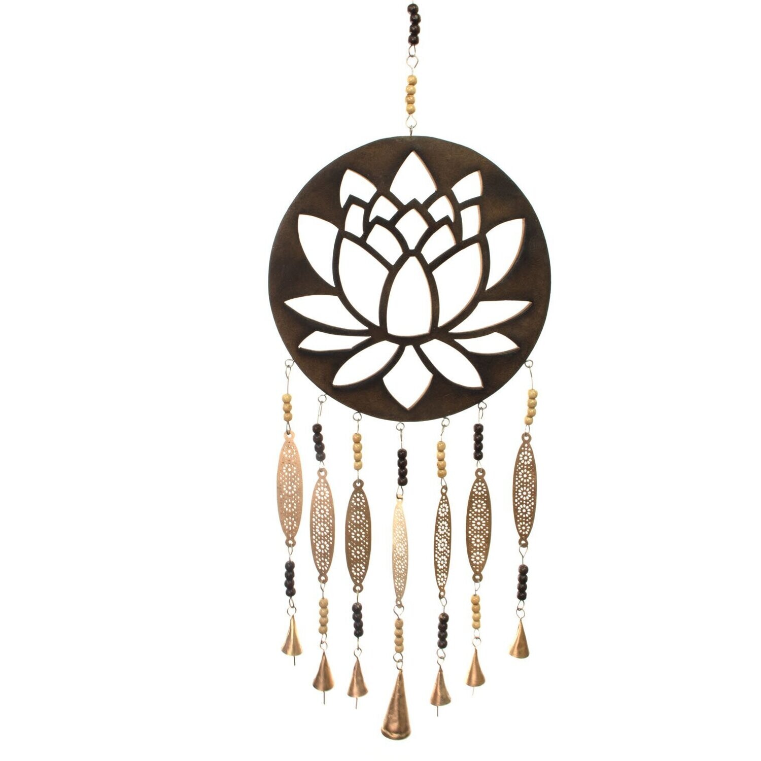 Lotus Plaque with Bells