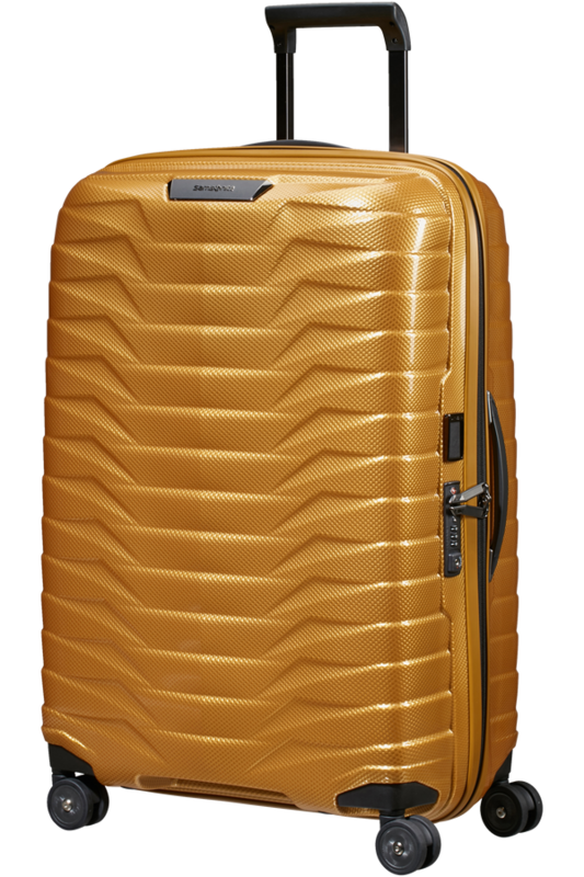 Samsonite.
PROXIS
Trolley (4 ruote) 69cm. 
Colore: Honey Gold.