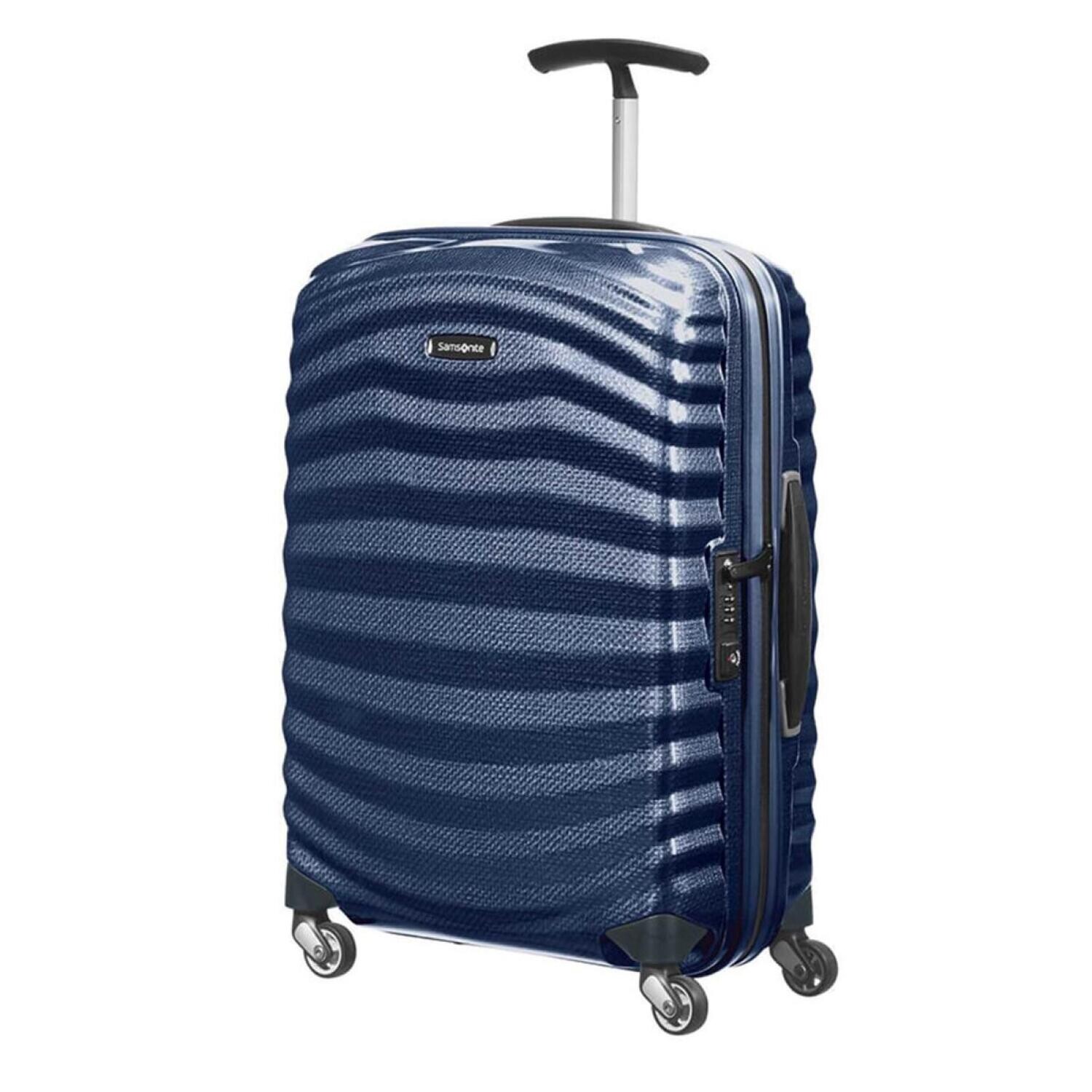 Samsonite. Bagaglio a mano Lite-Shock Spinner 55 cm. Colore: Midnight Blue.