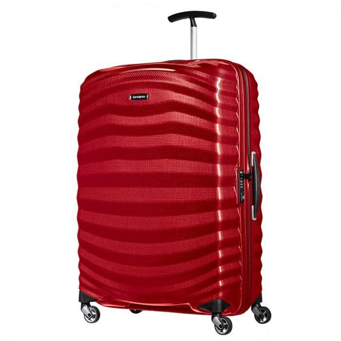 Samsonite.
LITE-SHOCK Spinner 75cm.
Colore: Chili Red.