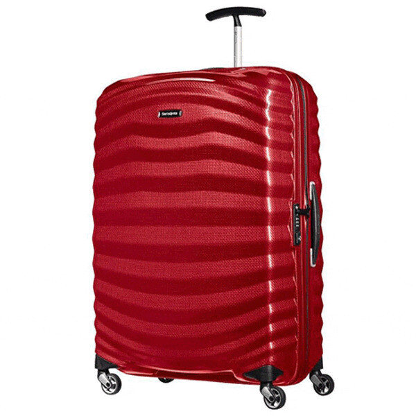 Samsonite. Trolley XL Lite-Shock Spinner 81 cm Colore: Chili Red.