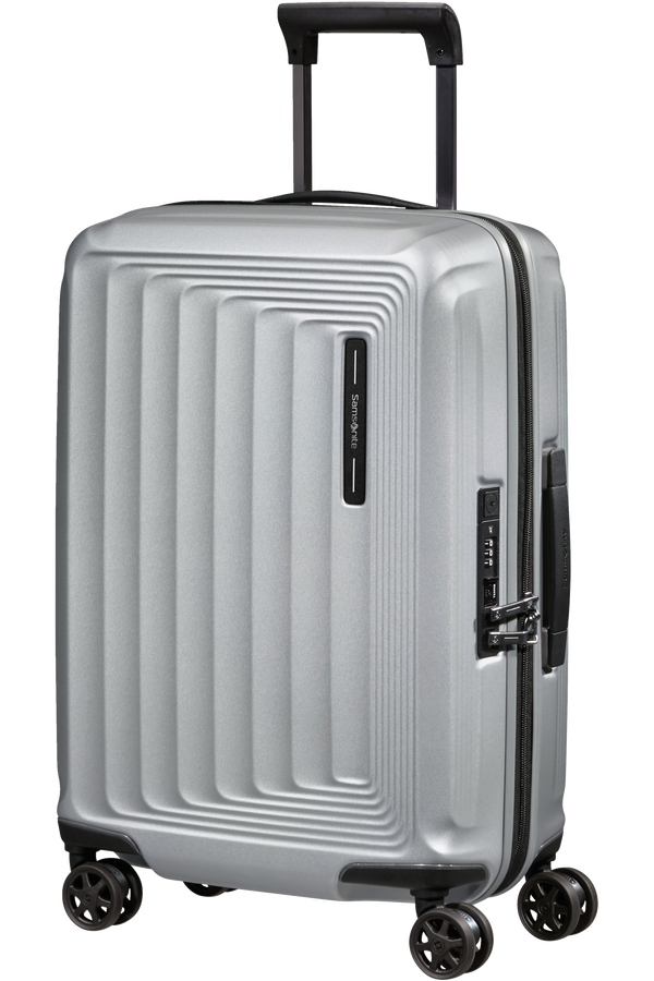 Samsonite.
NUON
Trolley Espandibile (4 ruote). 55cm.
Colore: Matt Silver.
