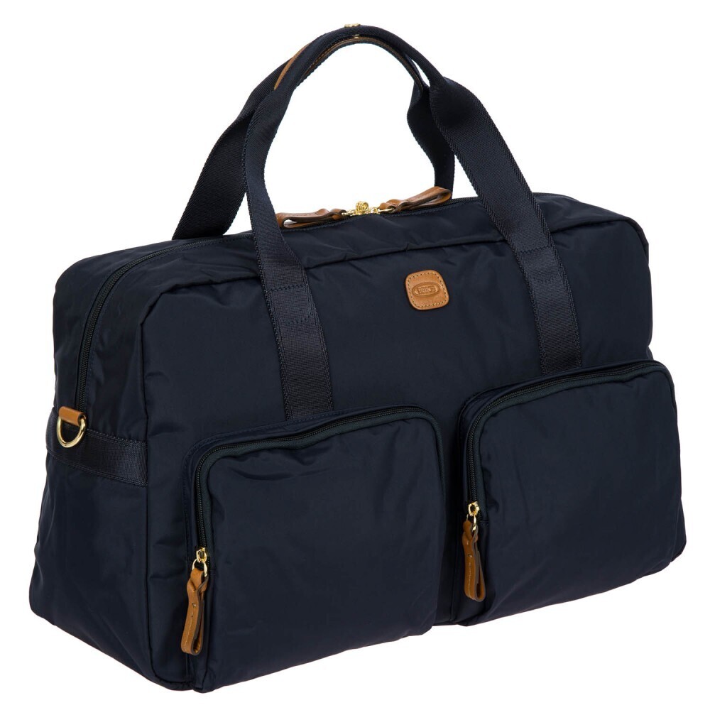 Bric&#39;s.
Borsone cabina con tasche esterne.
Colore: Ocean Blue.