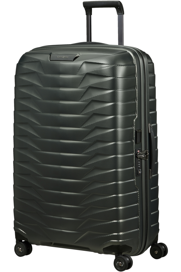 Samsonite.
PROXIS
Trolley (4 ruote) 75cm. 
Colore: Matt Climbing Ivy.