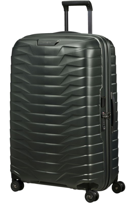 Samsonite.
PROXIS
Trolley (4 ruote) 75cm. 
Colore: Matt Climbing Ivy.