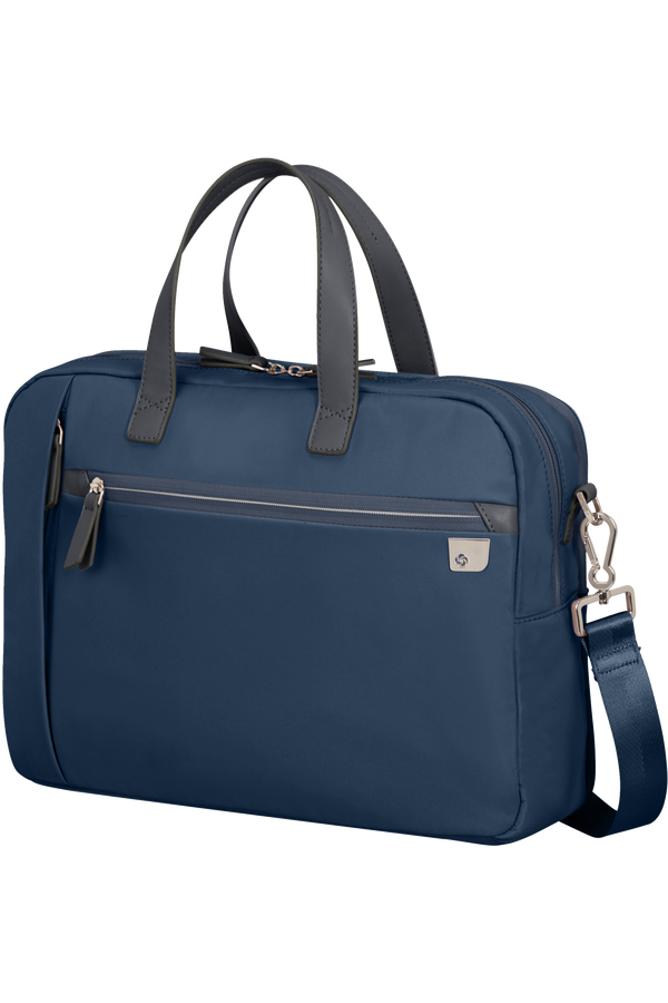 Samsonite. ECO WAVE Cartella 15.6&quot; 2 compartments. Colore: Midnight Blue.