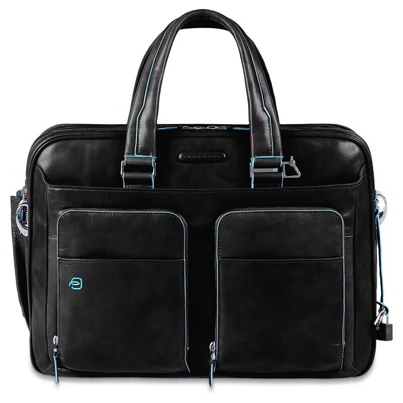 Piquadro.
Borsa espandibile porta PC e porta iPad/iPad®Air con tasche organizzate e tasca porta ombrello Blue Square.
Colore: Nero.