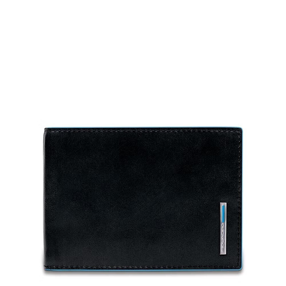 Piquadro. Portafoglio uomo con porta documenti, porta Blue Square. Colore: Nero.