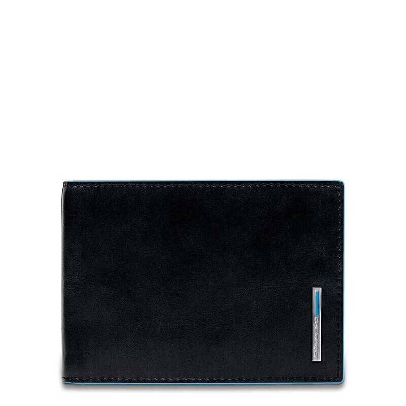 Piquadro. Portafoglio uomo con porta documenti, porta Blue Square. Colore: Nero.