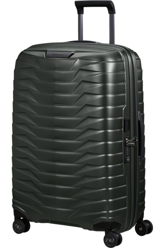 Samsonite.
PROXIS
Trolley (4 ruote) 69cm. 
Colore: Matt Climbing Ivy.