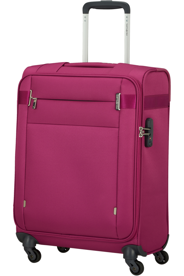 Samsonite.
CITYBEAT
Trolley (4 ruote) 55cm.
Colore: Violet Pink.