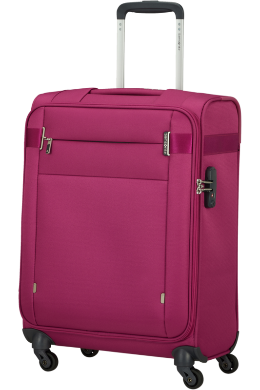 Samsonite.
CITYBEAT
Trolley (4 ruote) 55cm.
Colore: Violet Pink.