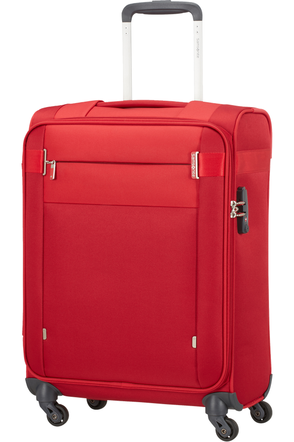 Samsonite.
CITYBEAT
Trolley (4 ruote) 55cm.
Colore: Red.
