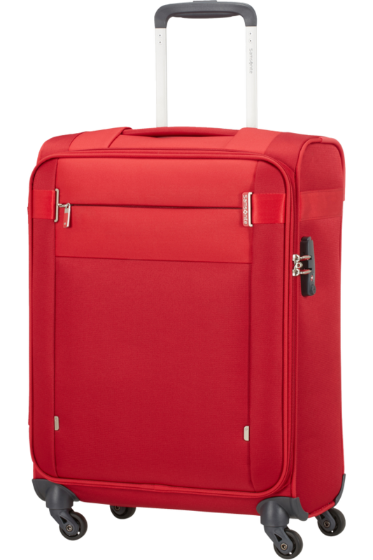 Samsonite.
CITYBEAT
Trolley (4 ruote) 55cm.
Colore: Red.