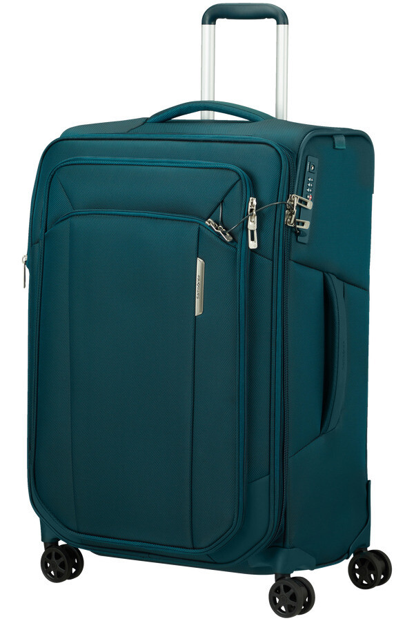 Samsonite.
RESPARK
Trolley Espandibile (4 ruote).
Colore: Petrol Blue.