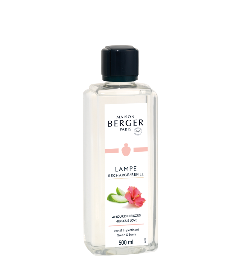 Maison Berger.
AMOUR D’HIBISCUS 500ml.
Ricarica Lampe Berger.