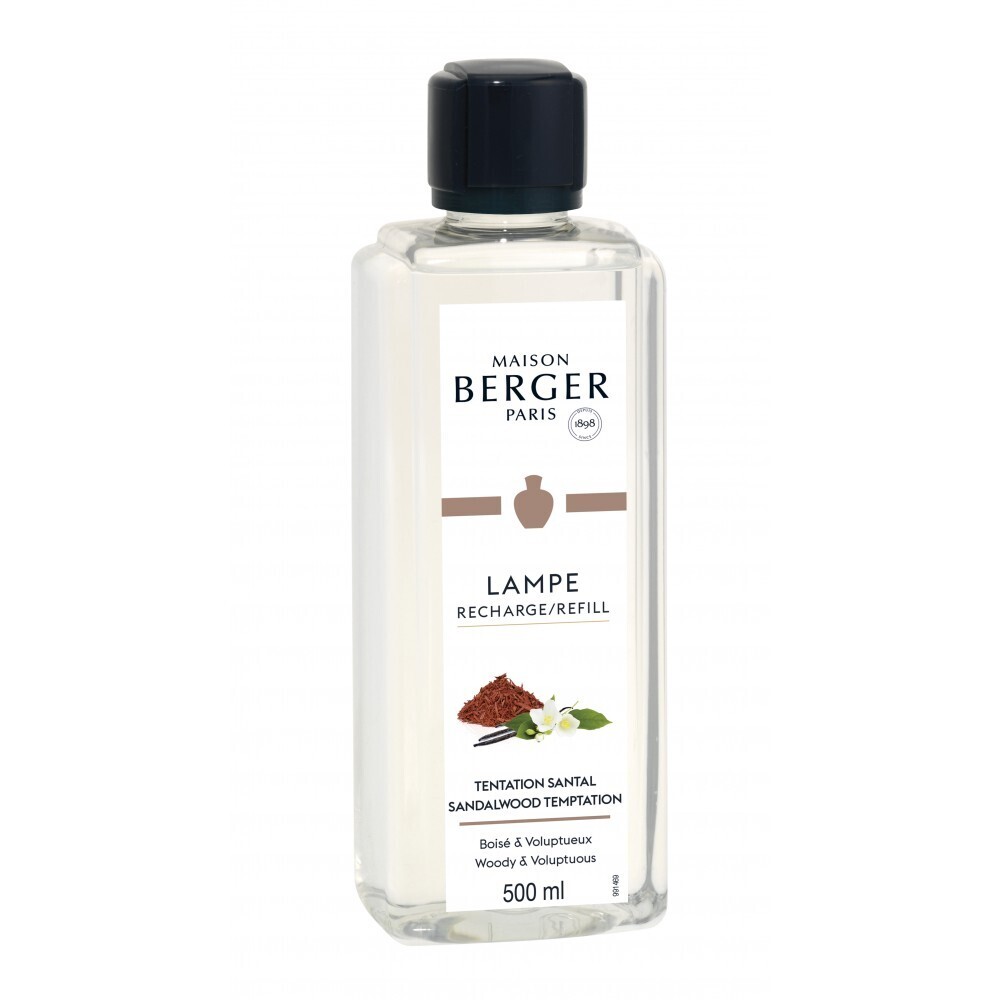 Maison Berger.
Tentation Santal 500ml.
Ricarica Lampe Berger.