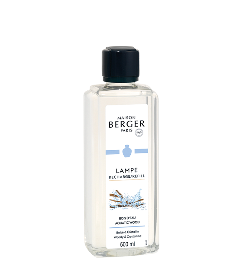 Maison Berger.
Bois d&#39;Eau 500ml.
Ricarica Lampe Berger.