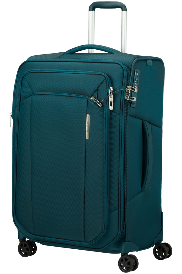 Samsonite.
RESPARK
Trolley Espandibile (4 ruote).
Colore: Petrol Blue.